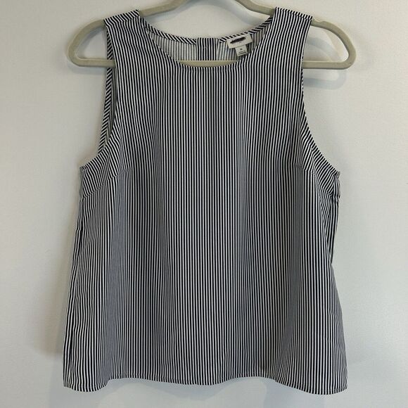 J Crew Tank Top Womens S‎ Striped Lightweight Sophisticated Effortless Business - Picture 1 of 10